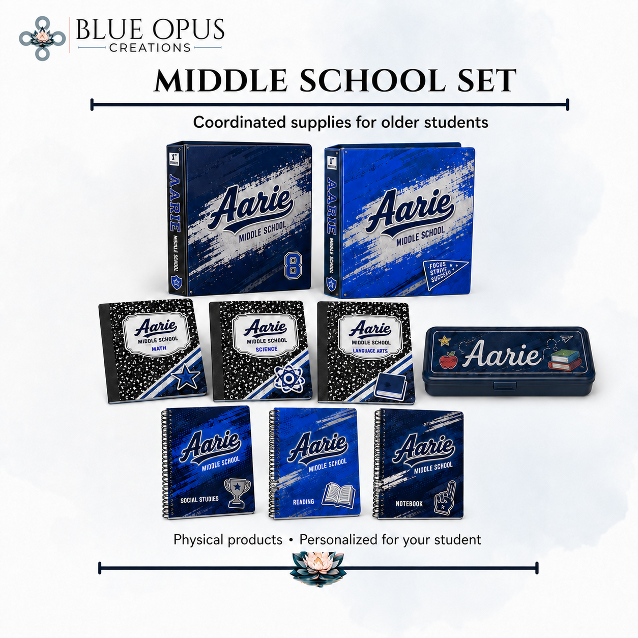 Personalized Back-to-School Supply Set