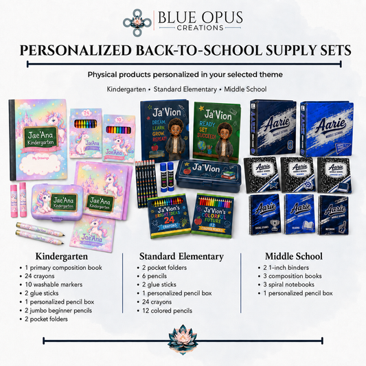 Personalized Back-to-School Supply Set