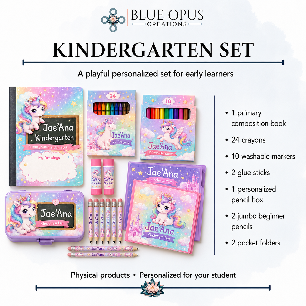Personalized Back-to-School Supply Set