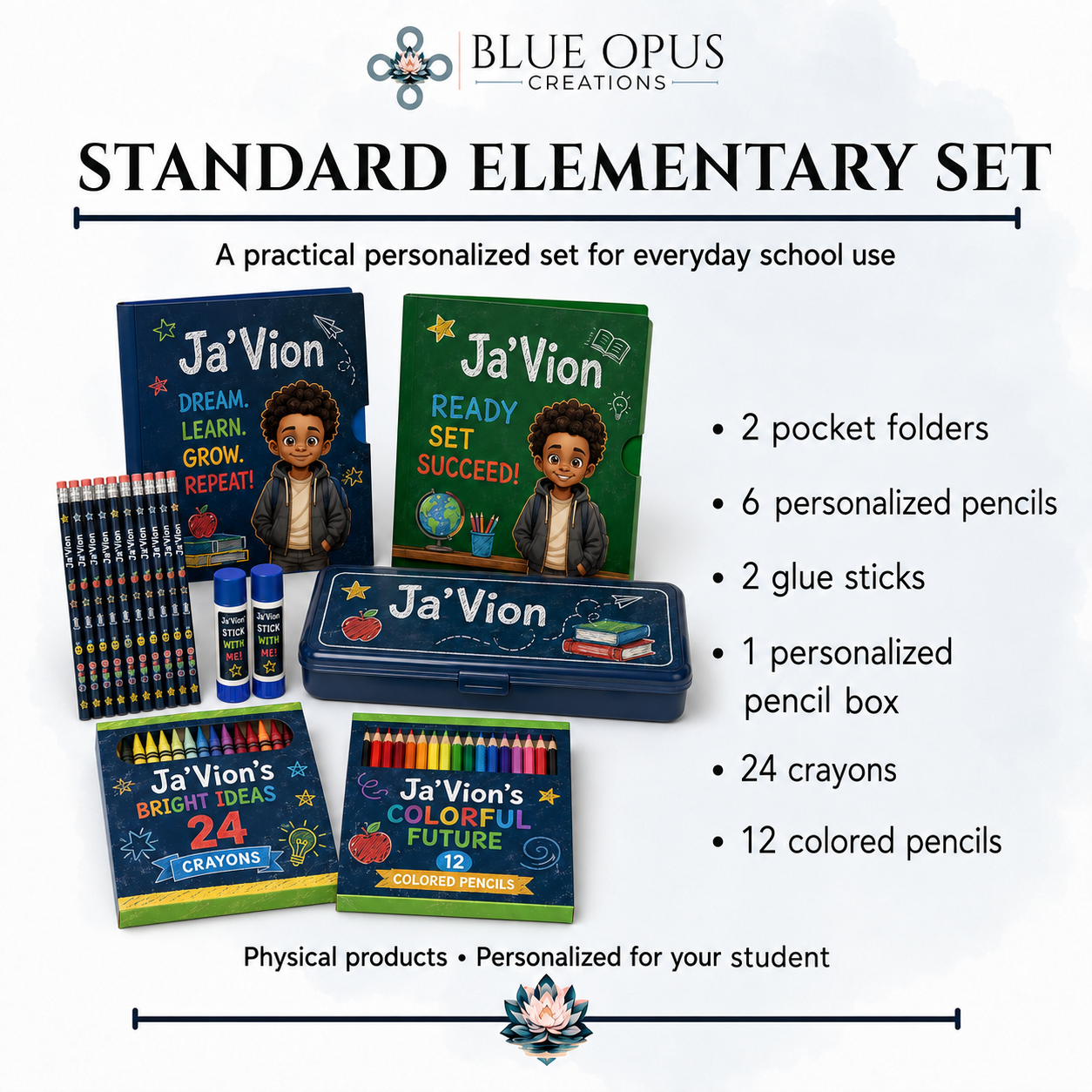 Personalized Back-to-School Supply Set