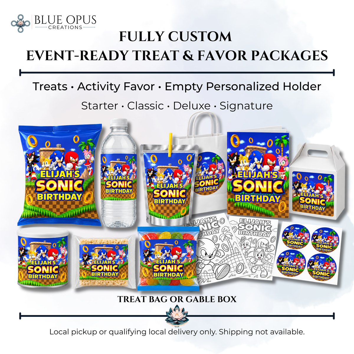 Fully Custom Event-Ready Treat & Favor Packages
