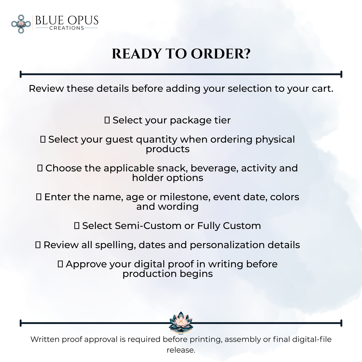 Semi-Custom Event-Ready Treat Packages