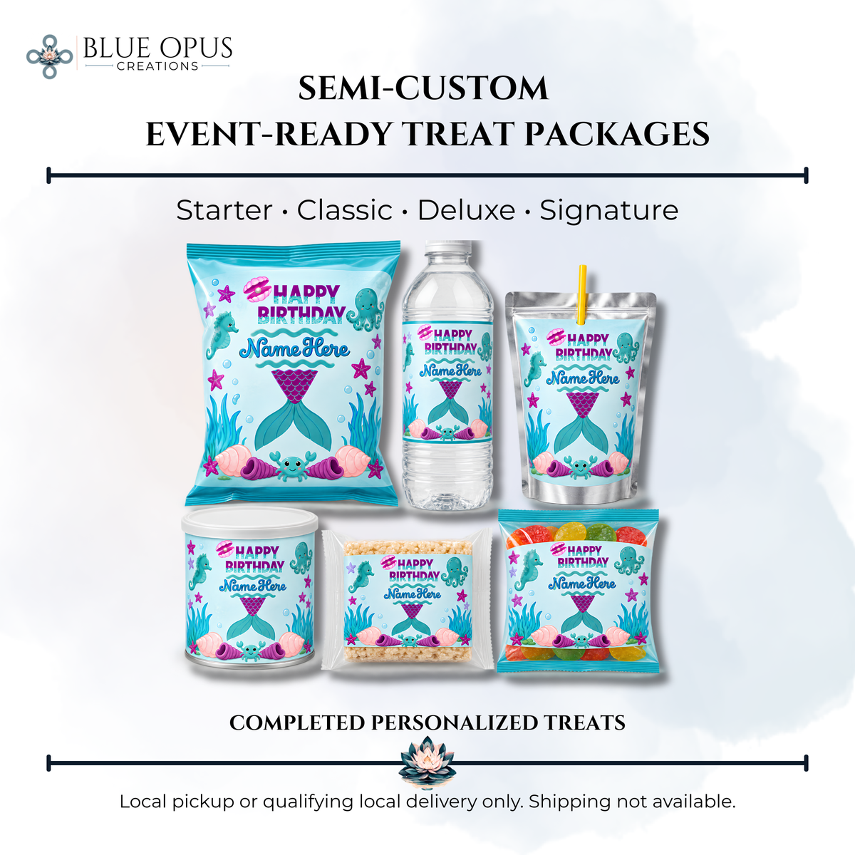 Semi-Custom Event-Ready Treat Packages