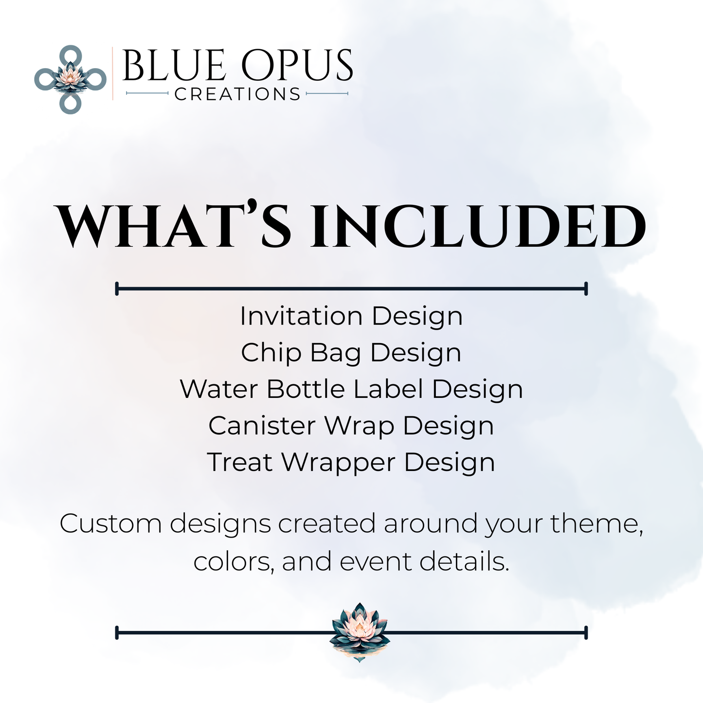 Custom Event Favor Design Package